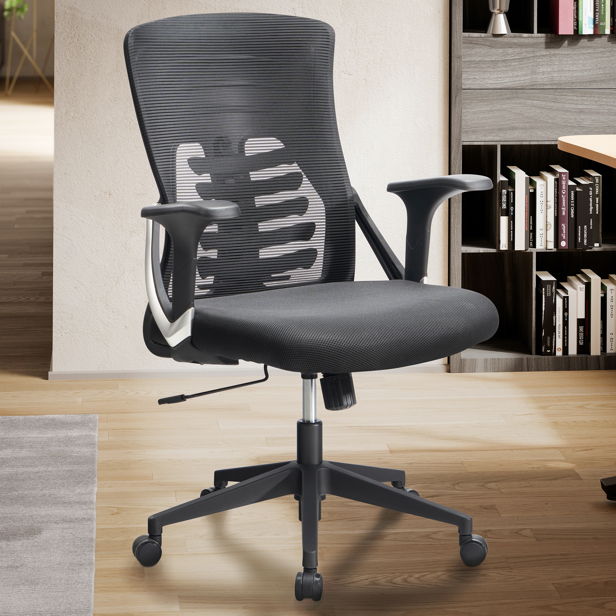 B&uuml;rostuhl FineBuy Schreibtischstuhl Mesh Drehstuhl Ergonomisch Stoff 120 kg - Bild 1
