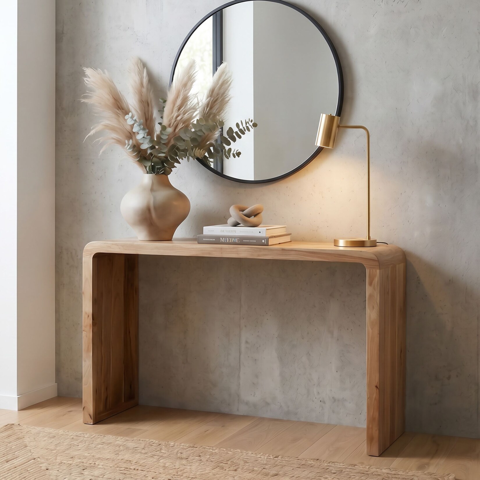 Konsolentisch Massivholz Anrichte 120cm Flurtisch Holz Dielentisch Handmade