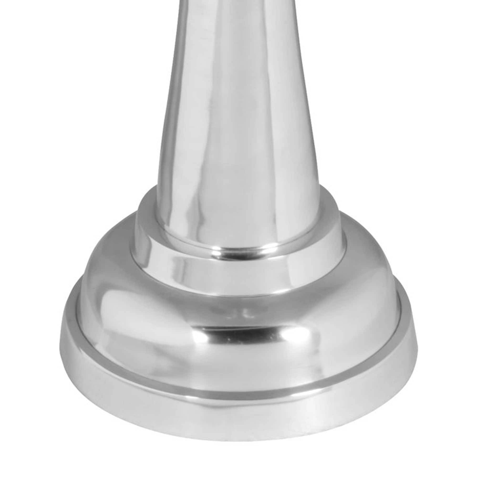 Gro&szlig;e Schachfigur Aluminium Dekoration poliert Design Skulptur Dekofigur XXL - Bild 1