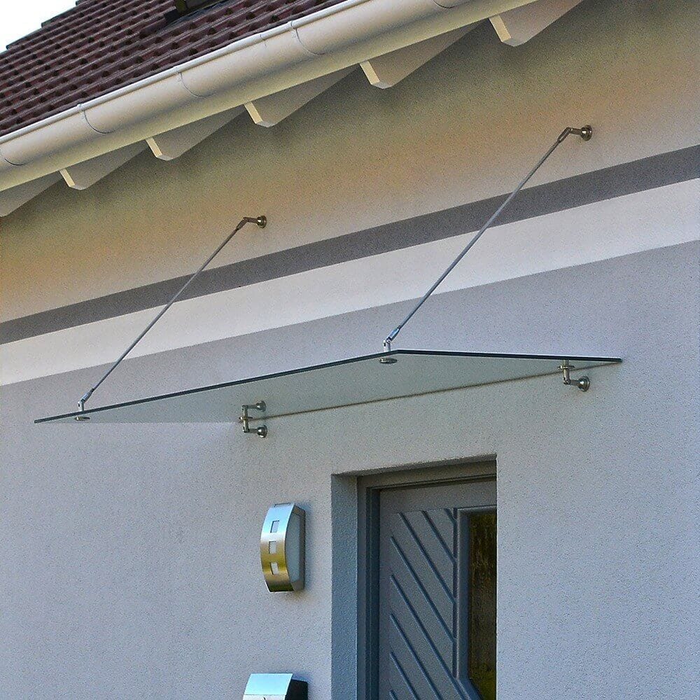 HOME DELUXE Glasvordach RENMA - 150 x 90 cm