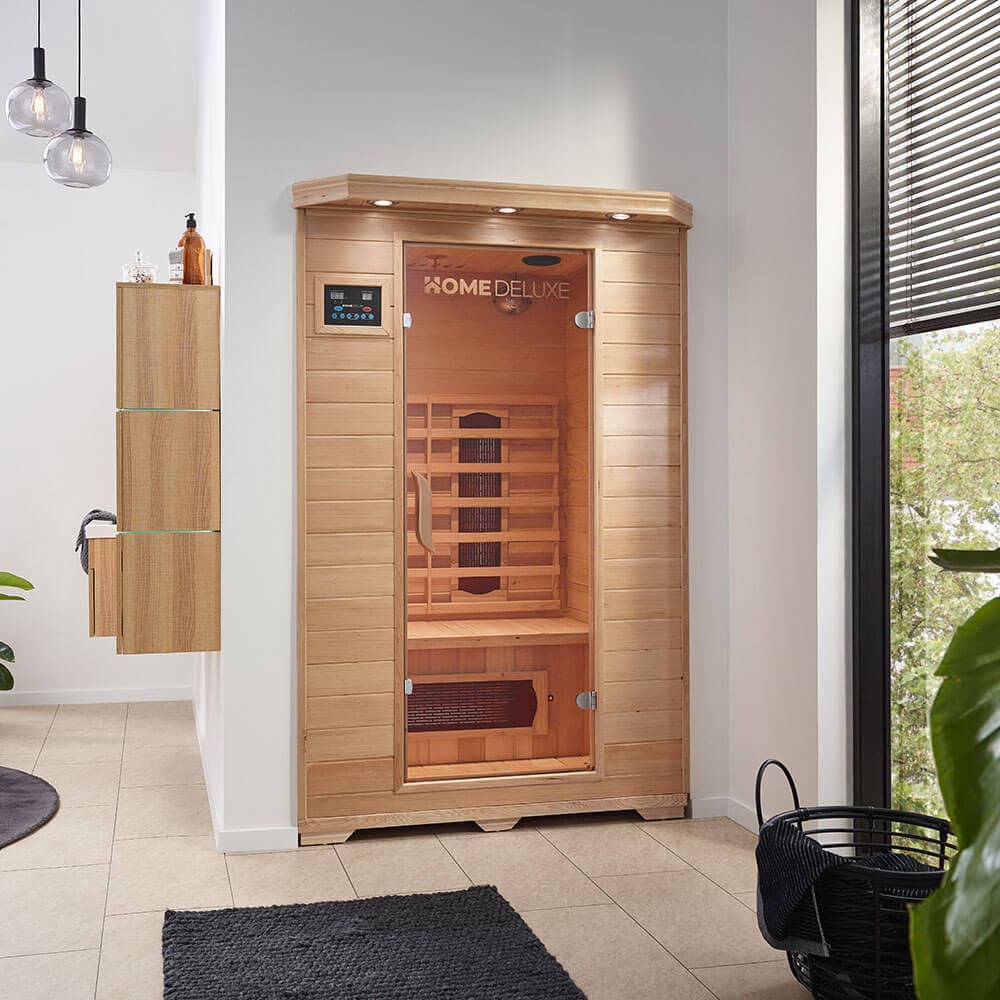 HOME DELUXE Infrarotkabine REDSUN M - 120 x 105 cm f&uuml;r 2 Personen - Bild 1