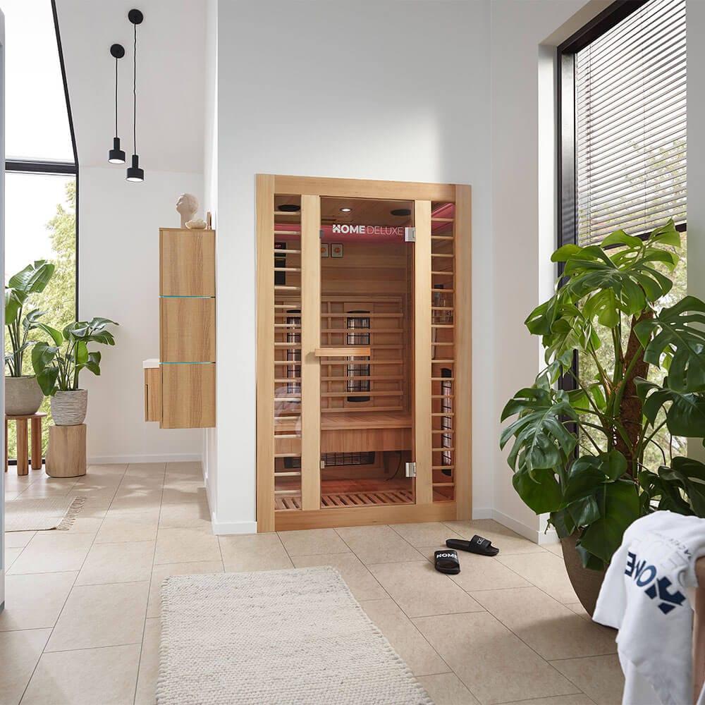 HOME DELUXE Infrarotkabine REDSUN DELUXE M - 120 x 105 cm f&uuml;r 2 Personen - Bild 1