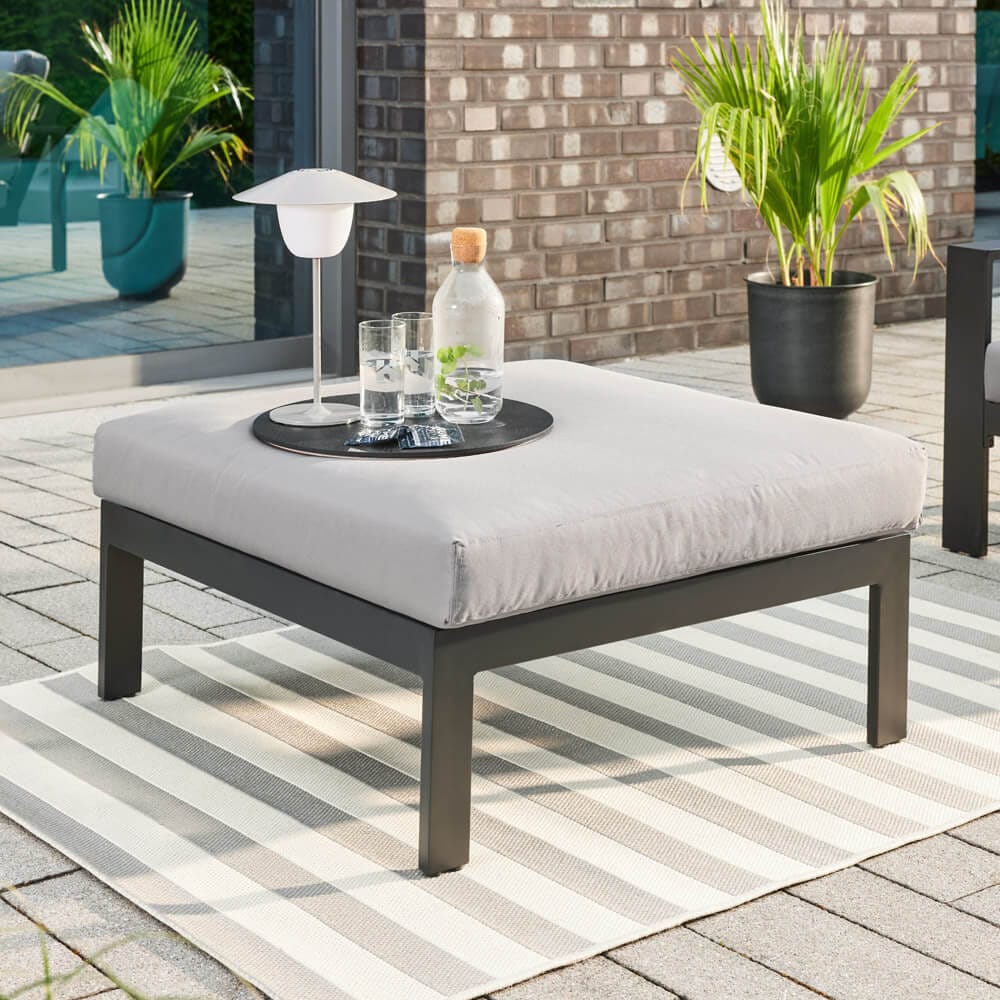 HOME DELUXE Gartenlounge Aluminium RIO XS - Anthrazit - Bild 1