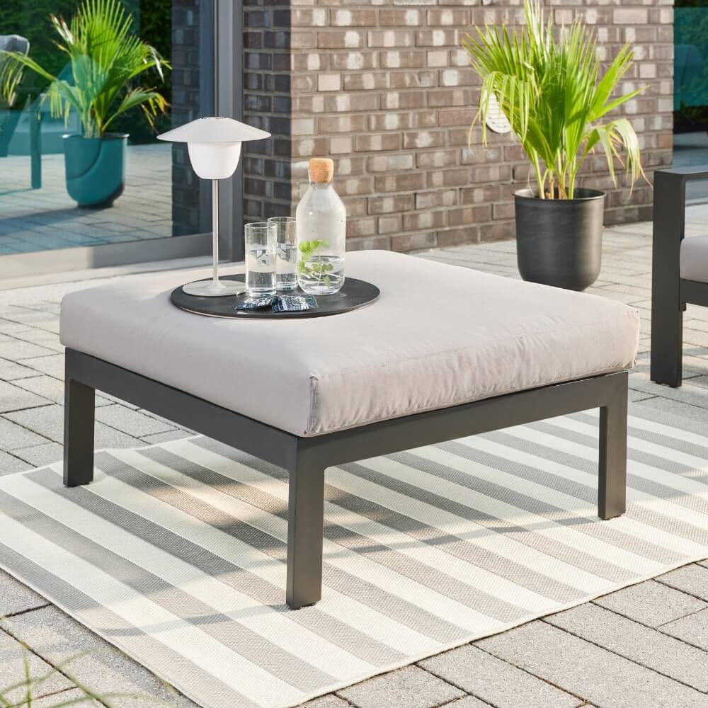 HOME DELUXE Gartenlounge Aluminium RIO XS - Anthrazit - Bild 1
