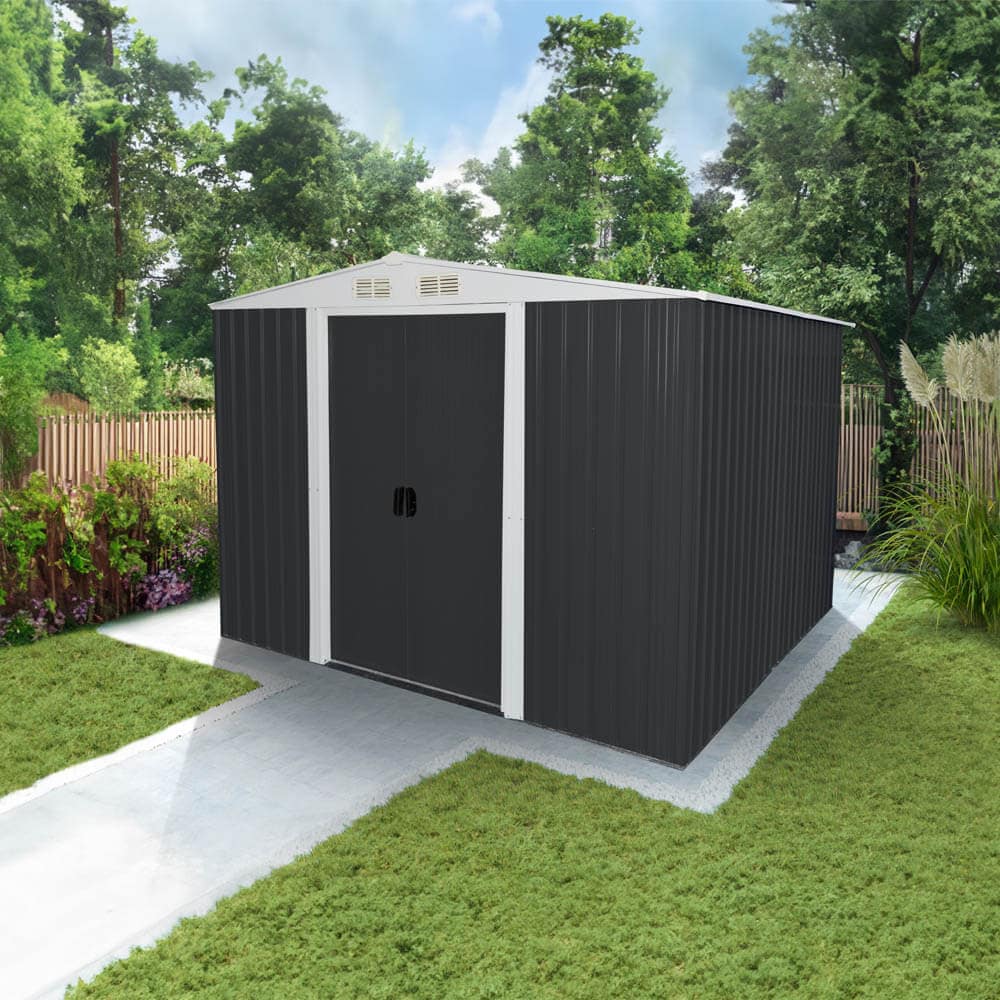 HOME DELUXE Ger&auml;teschuppen aus verzinktem Stahl BOHIO XL - 258 x 206 cm - Bild 1