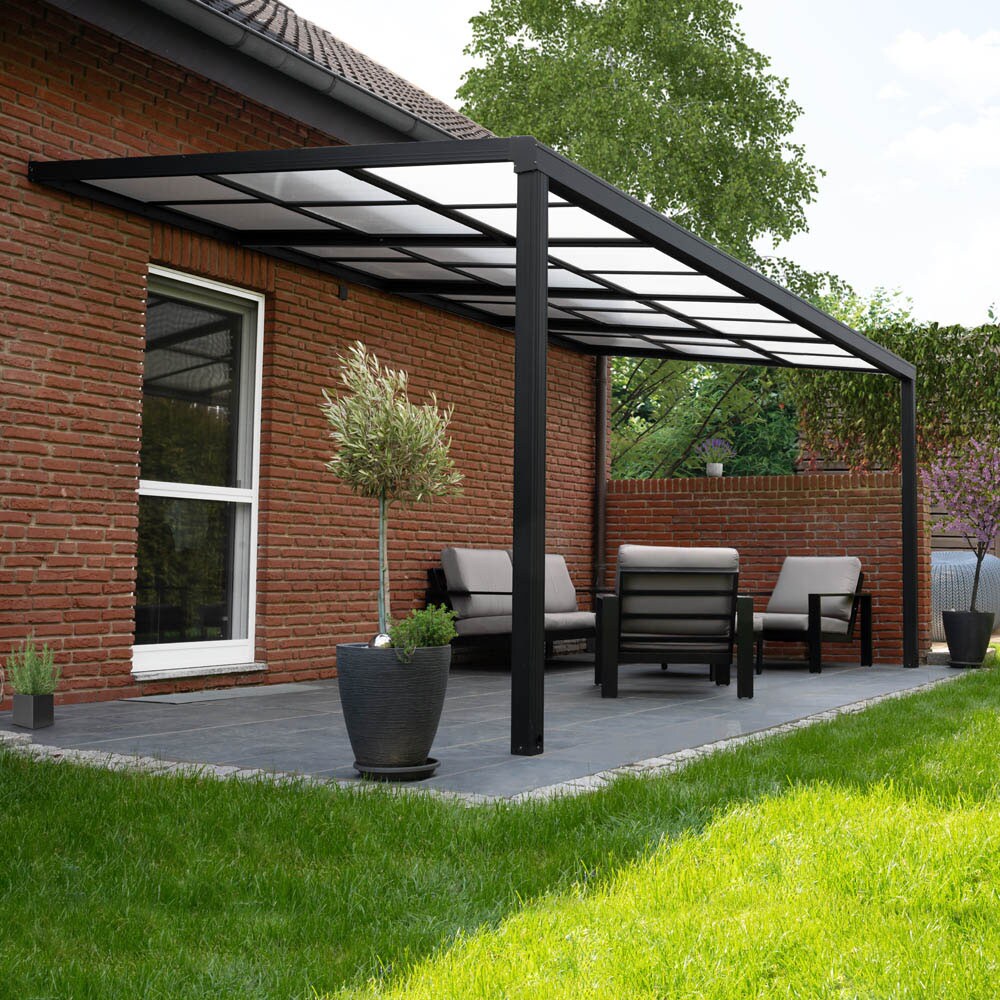 HOME DELUXE Terrassen&uuml;berdachung SOLIS DELUXE - 290 x 295 x cm Grau - Bild 1