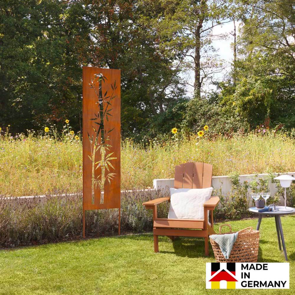 HOME DELUXE Sichtschutz aus Qualit&auml;tsstahl AURELIA - Made in Germany - Bild 1