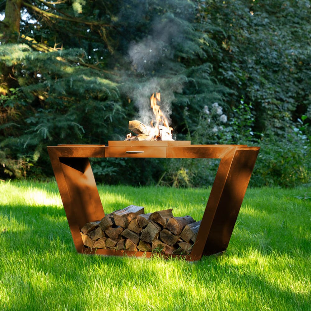 HOME DELUXE Holzlege aus Stahl PAULO