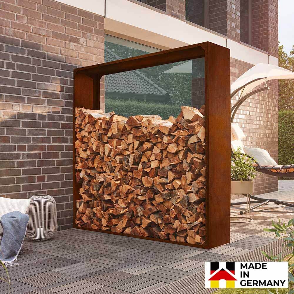 HOME DELUXE Holzlager aus Stahl NANGA - Made in Germany - Bild 1