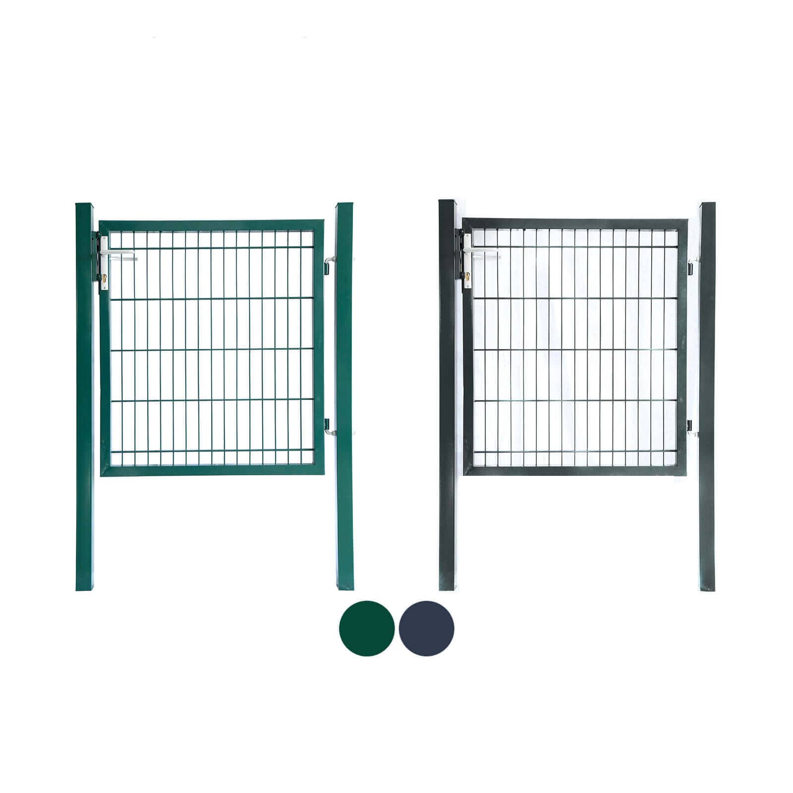 HOME DELUXE Gartentor f&uuml;r Doppelstabmattenzaun PORTARIUS - 120 cm Anthrazit - Bild 1