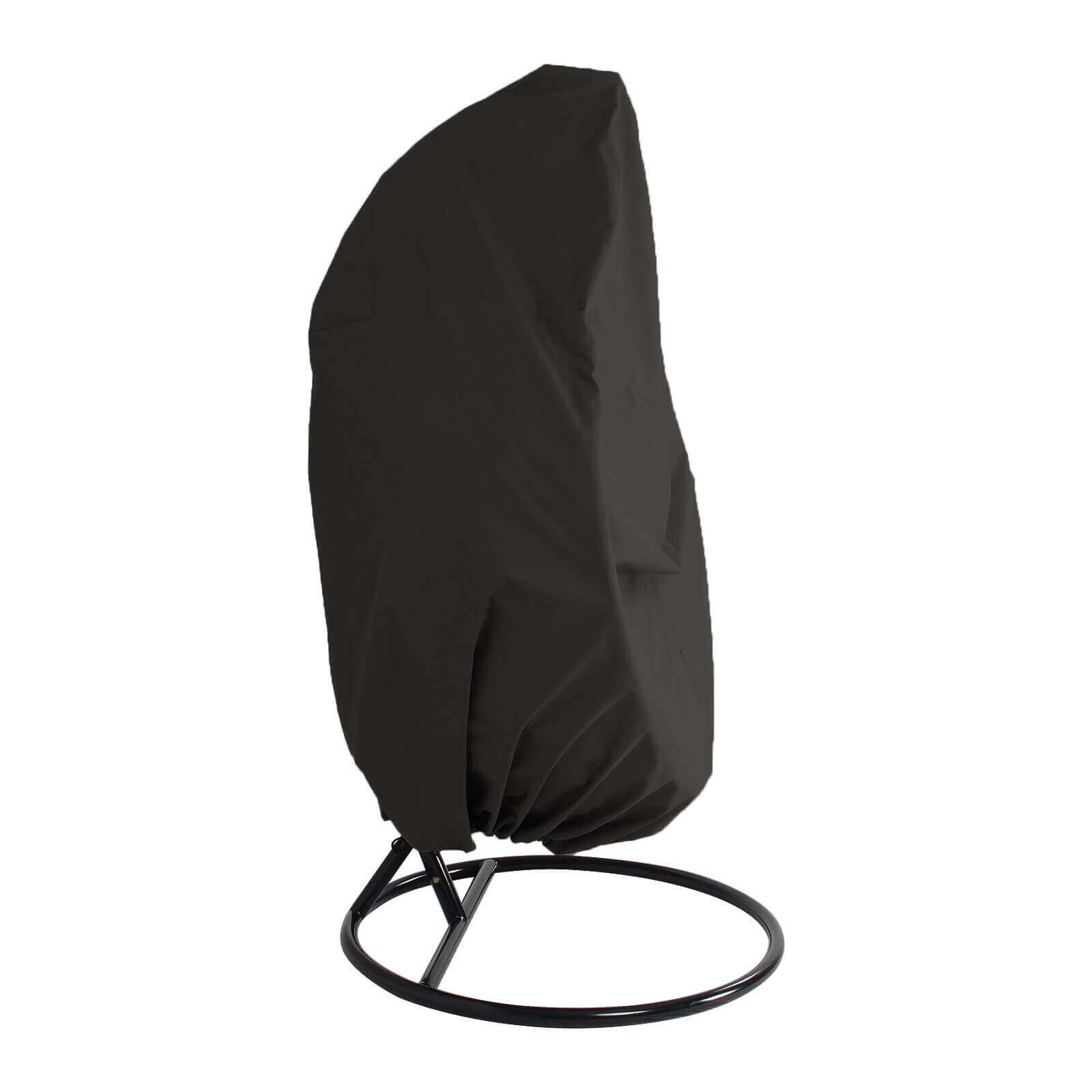 HOME DELUXE Regenabdeckung für Hängesessel CAPE CIELO - Schwarz