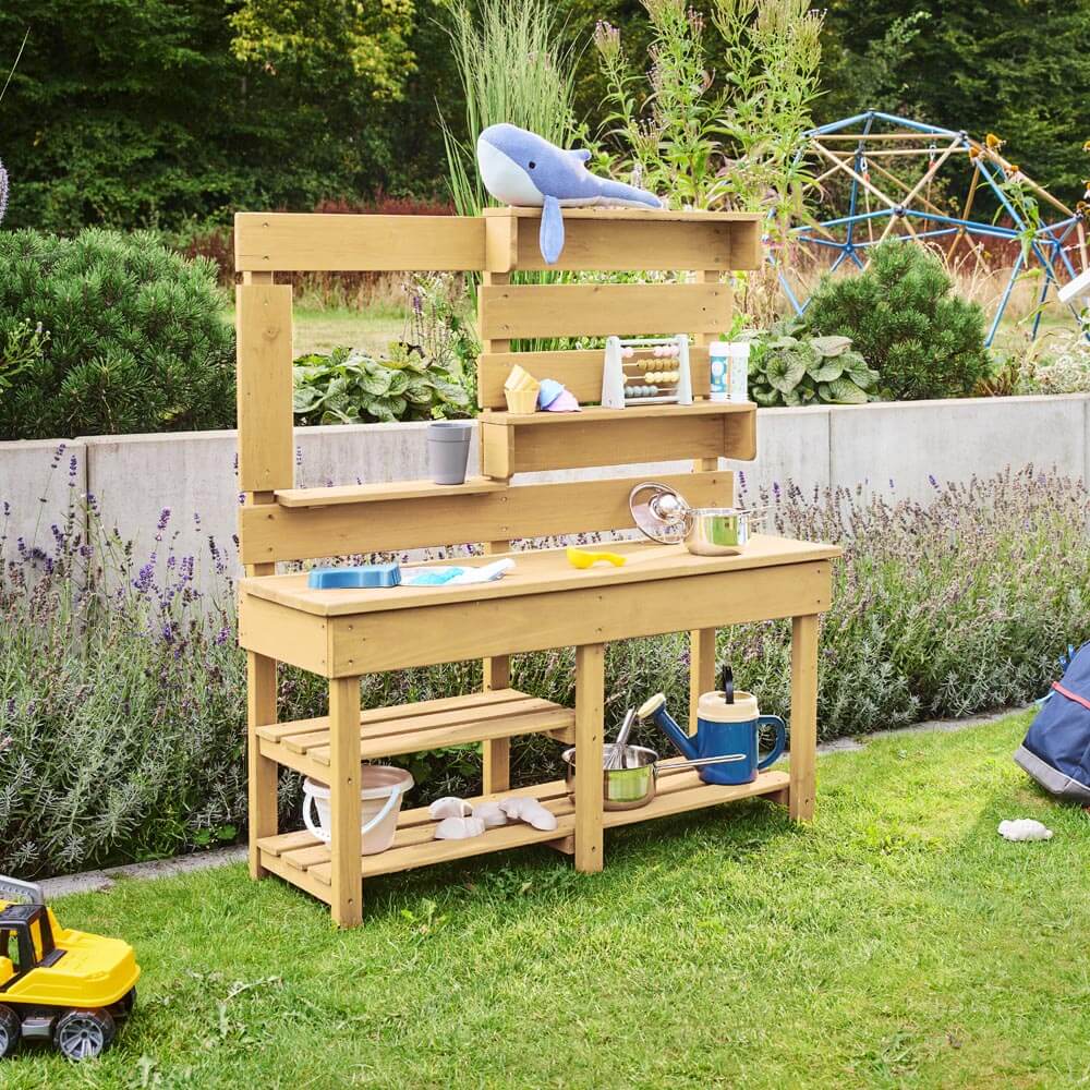 HOME DELUXE Matschk&uuml;che aus Holz MANDU - Bild 1