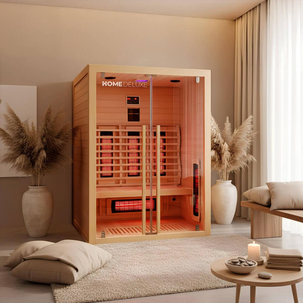 HOME DELUXE Infrarotkabine SONORA M - 135 x 105 cm f&uuml;r 2 Personen - Bild 1