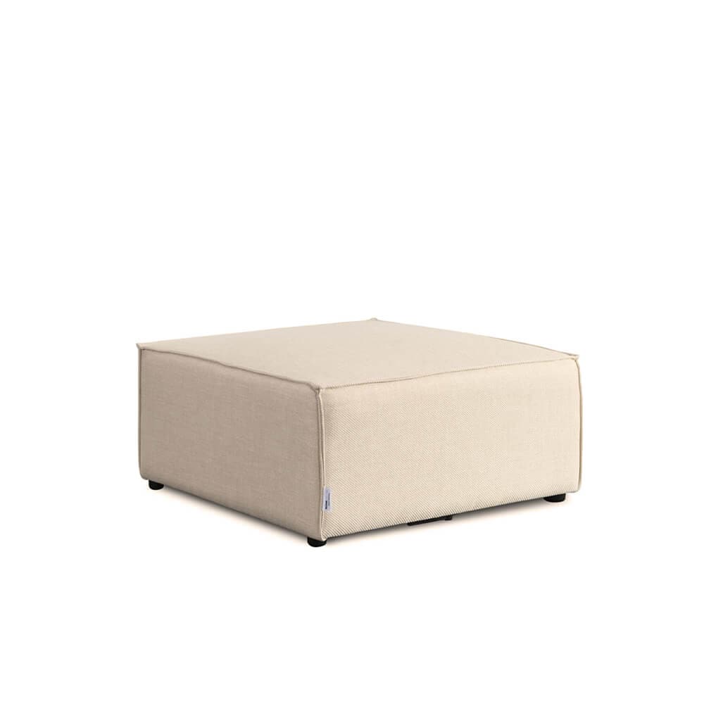 HOME DELUXE Modulares Sofa Hocker VERONA - 87 x 87 cm Beige - Bild 1