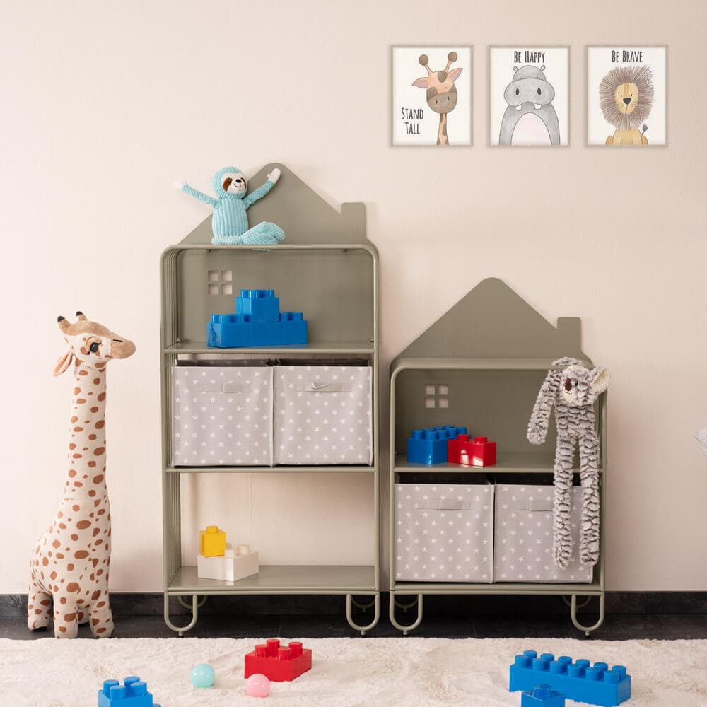 HOME DELUXE Kinderregal aus Metall magnetisch TODO M &ndash; Wei&szlig; - Bild 1