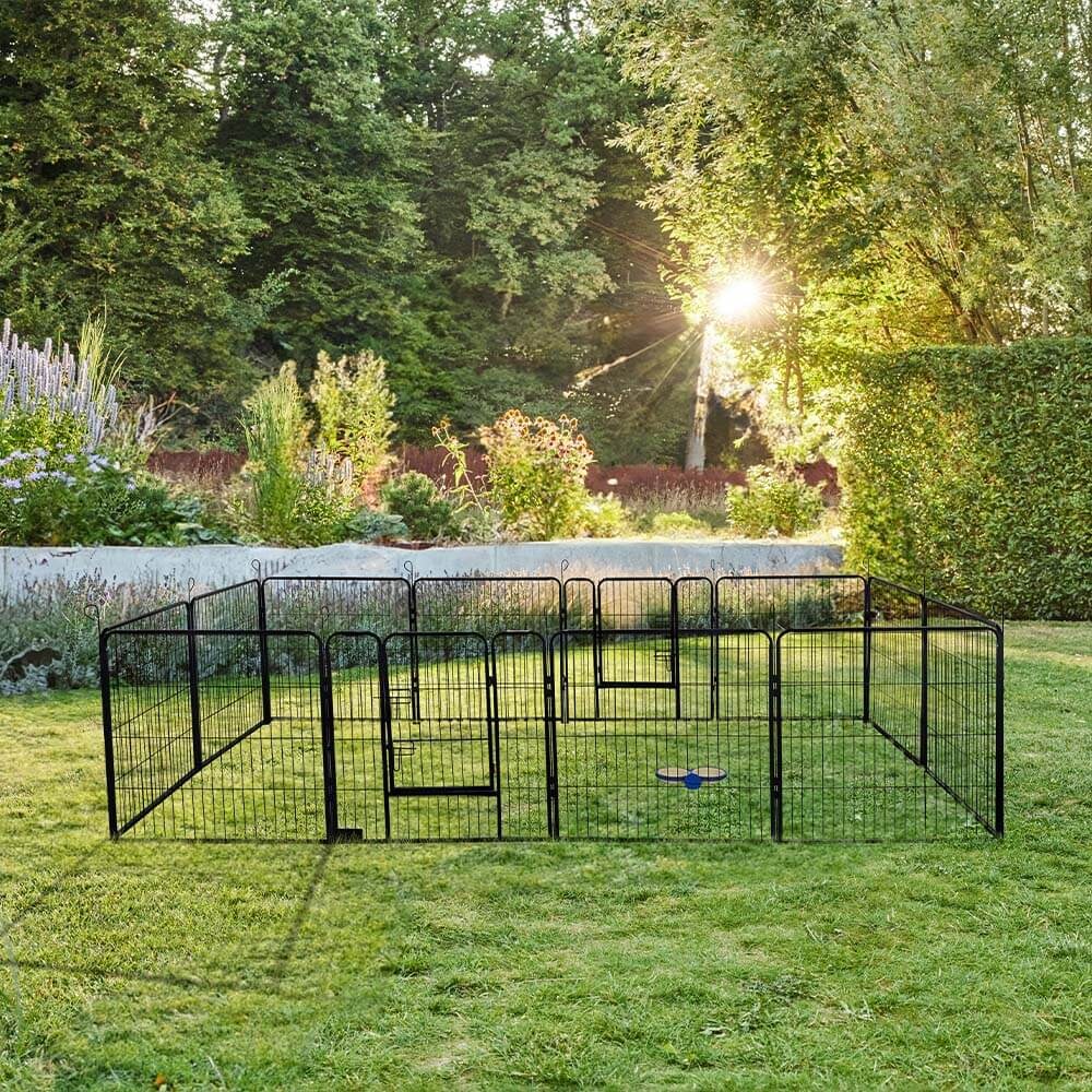HOME DELUXE Welpenauslauf BARKI 80 x 80 cm / 12-teilig