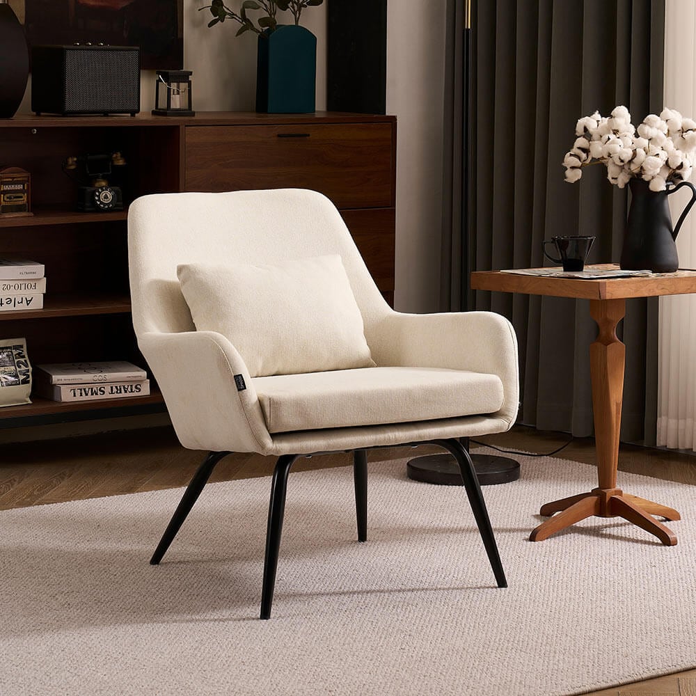 HOME DELUXE Sessel ORION - Weiß