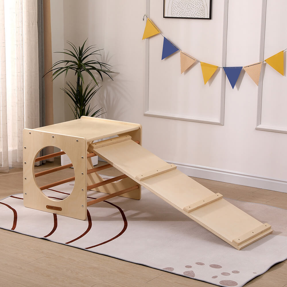 HOME DELUXE Kletterw&uuml;rfel mit Rutsche FINN - Bild 1