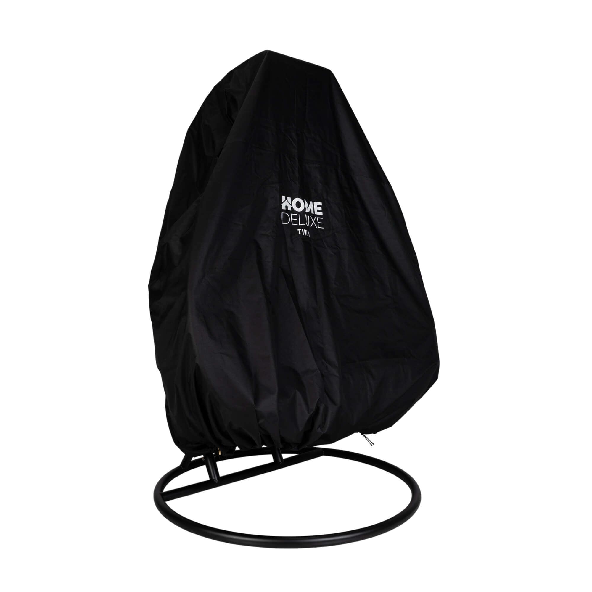 HOME DELUXE Regenabdeckung f&uuml;r H&auml;ngesessel CAPE TWIN - Schwarz - Bild 1