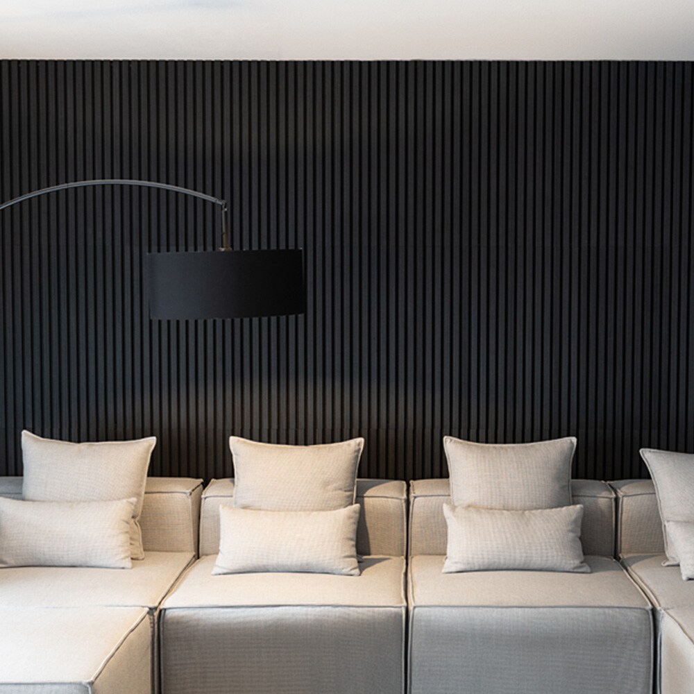 HOME DELUXE Akustikpaneel SONIC - 240 x 40 cm Black Oak