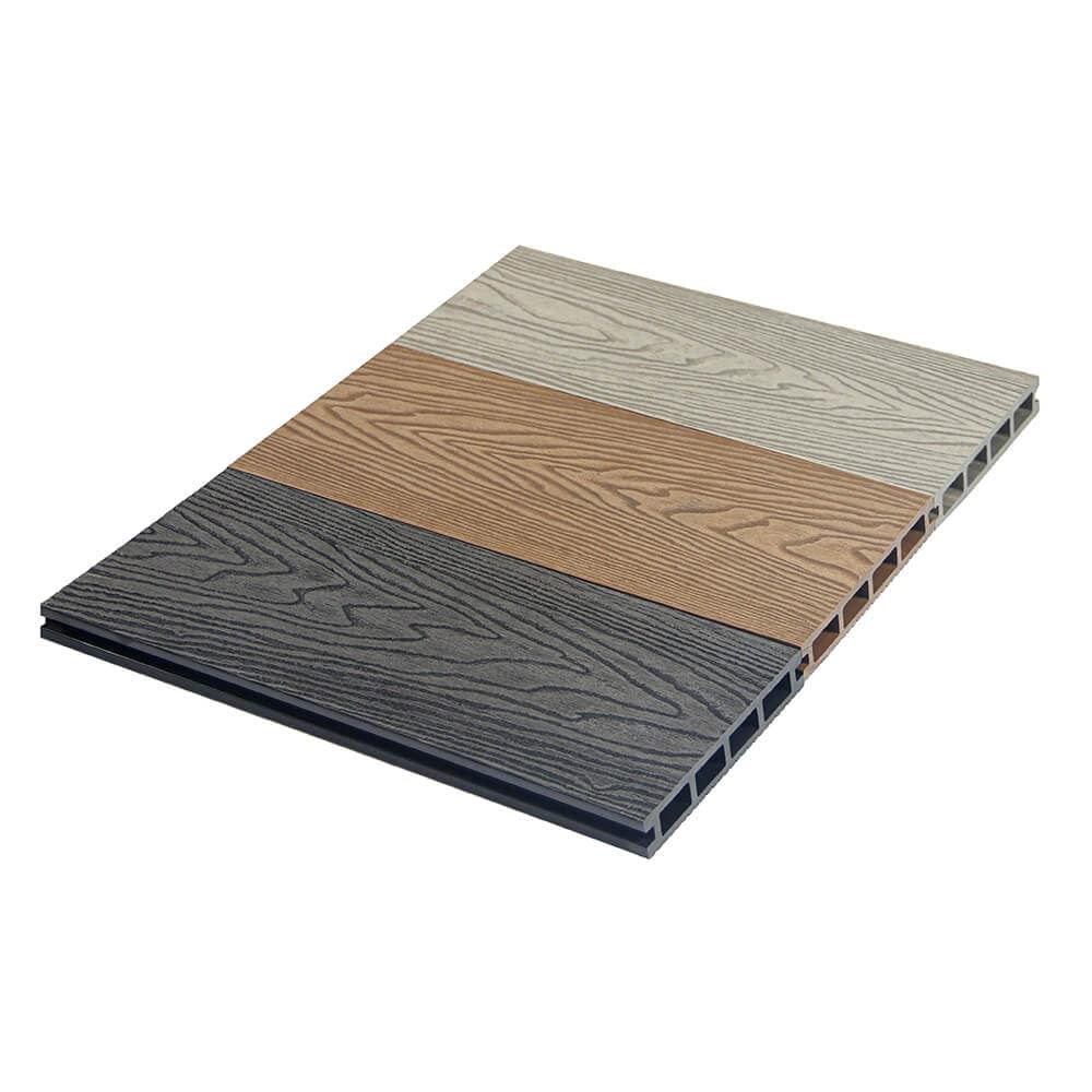 HOME DELUXE WPC Terrassendielen SAMANA PREMIUM Komplettset (inkl. Unterkonstruktion) - Teak 2m&sup2; - Bild 1