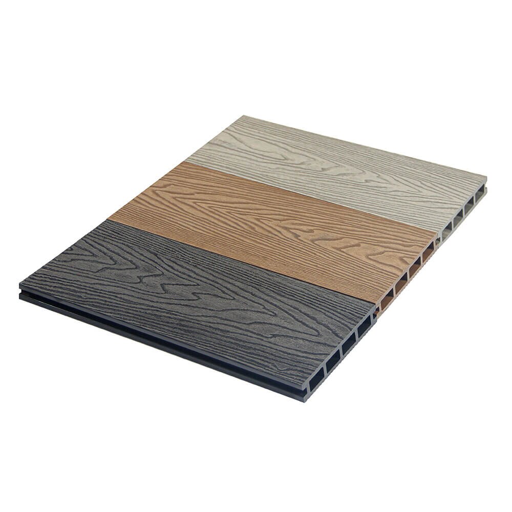 HOME DELUXE WPC Terrassendielen SAMANA PREMIUM Komplettset (inkl. Unterkonstruktion) - Antik 30m²