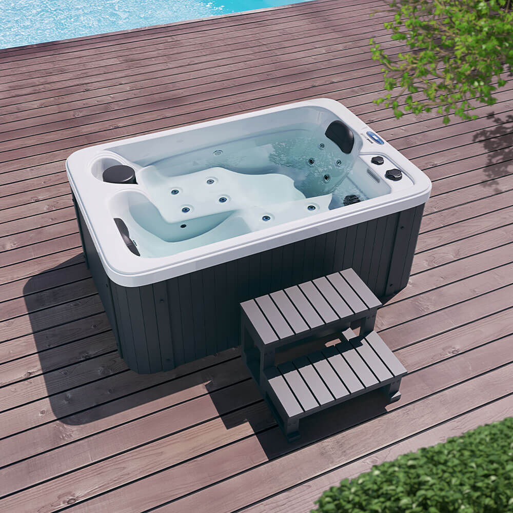 Outdoor Whirlpool HORIZON PURE - 175 x 115 cm für 2 Personen