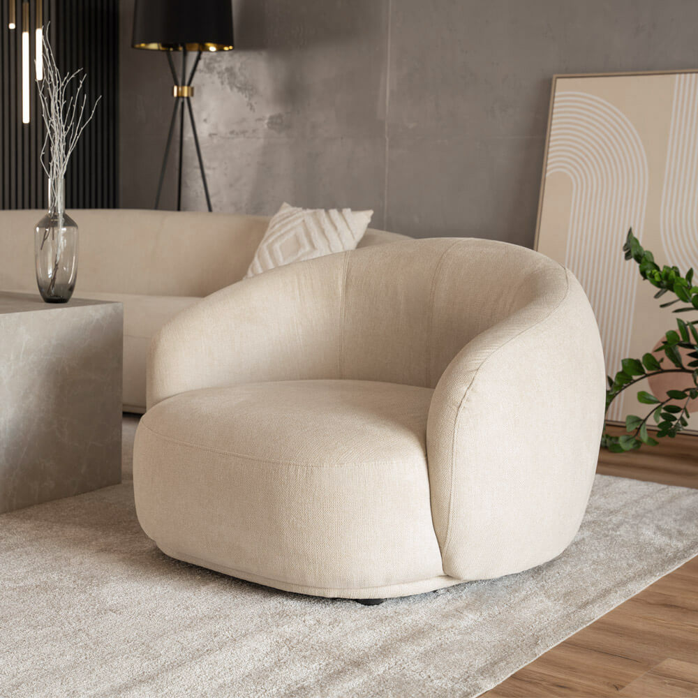 HOME DELUXE Sessel CASARA Webstoff Dunkelgr&uuml;n - 99 x 104 x 72 cm - Bild 1