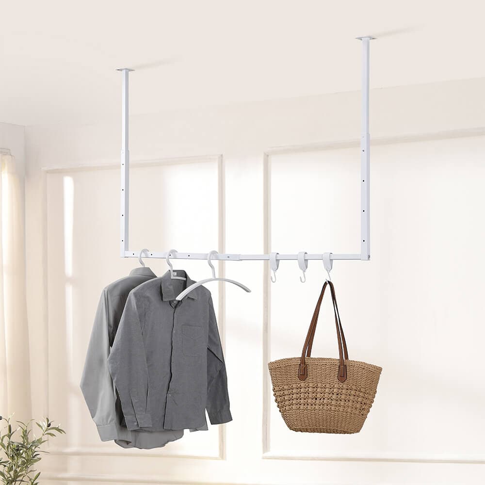 HOME DELUXE Garderobenleiste aus Metall SWAY - Schwarz - Bild 1