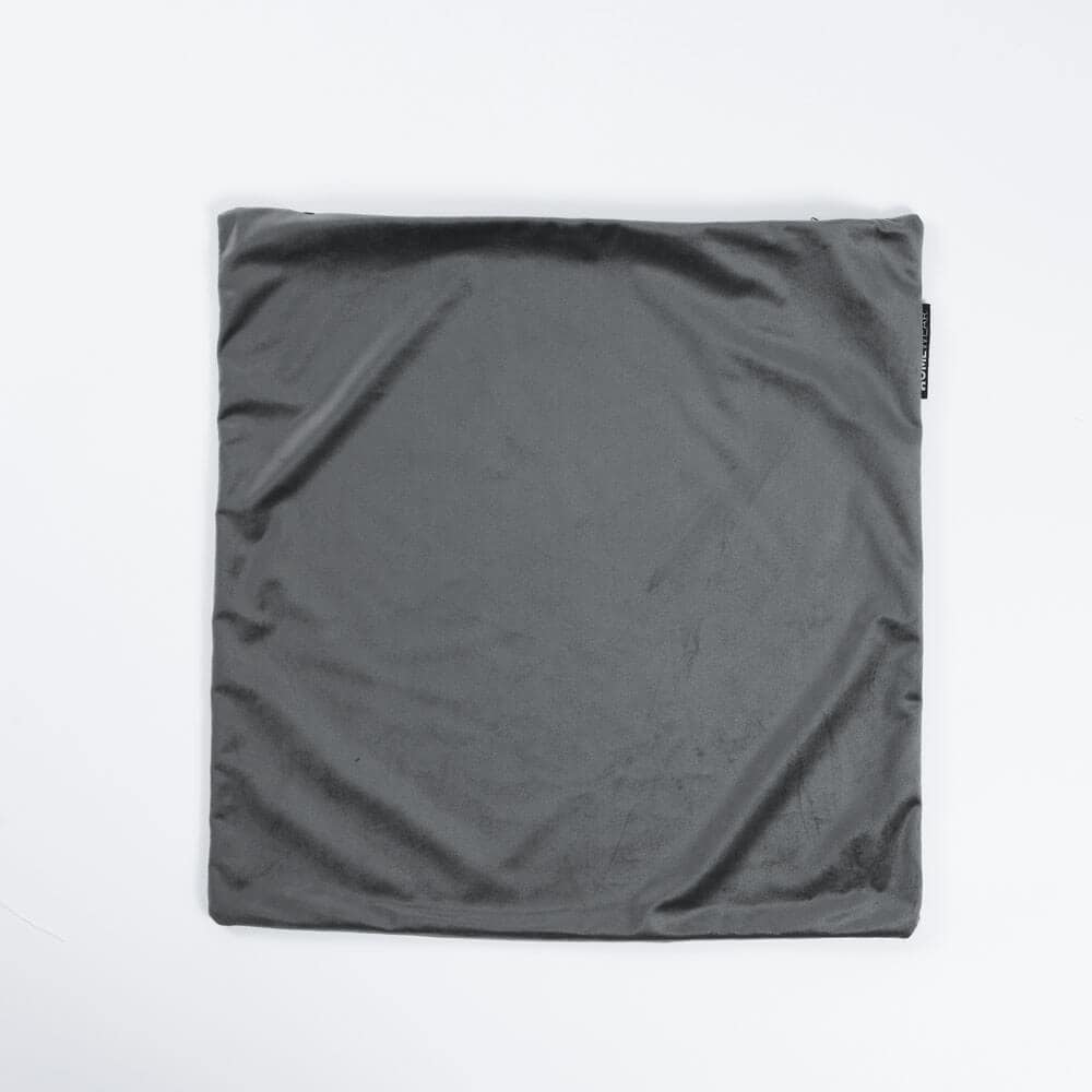 HOME DELUXE Samt Kissenbezug COUSHY - Grau - Bild 1