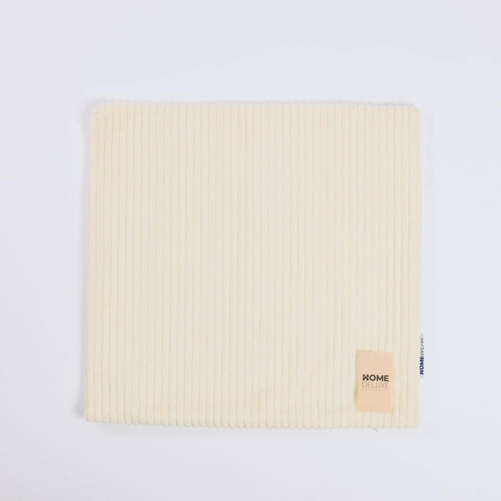 HOME DELUXE Cord Kissenbezug LILO - Schwarz - Bild 1