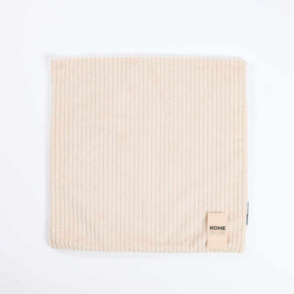 HOME DELUXE Cord Kissenbezug LILO - Beige - Bild 1
