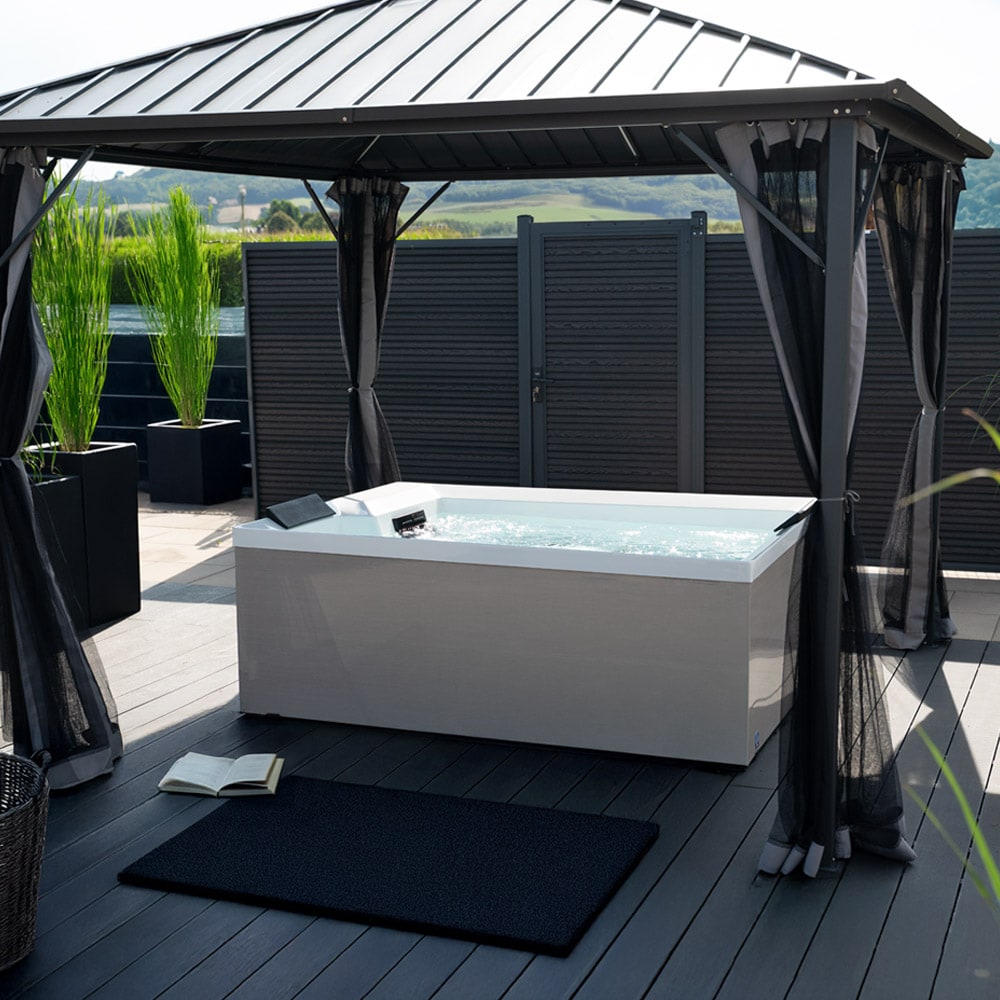 HOME DELUXE Outdoor Whirlpool NIMBUS DELUXE PURE 190 x 140 cm für 2 Personen