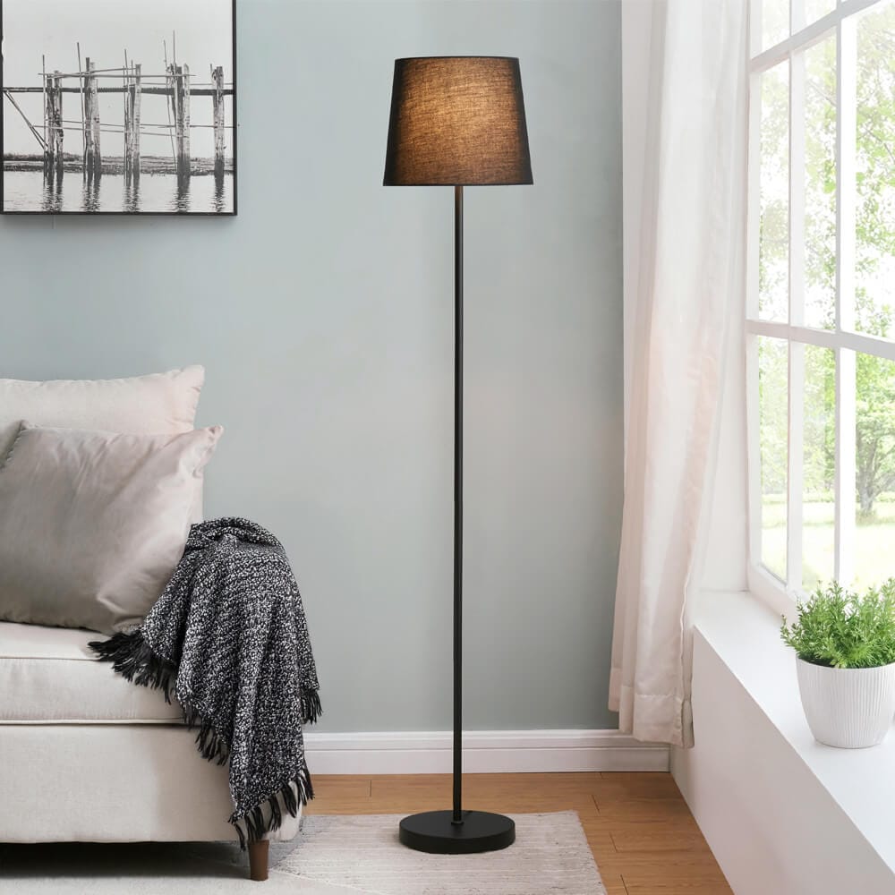 HOME DELUXE Stehlampe VANA - Schwarz - Bild 1