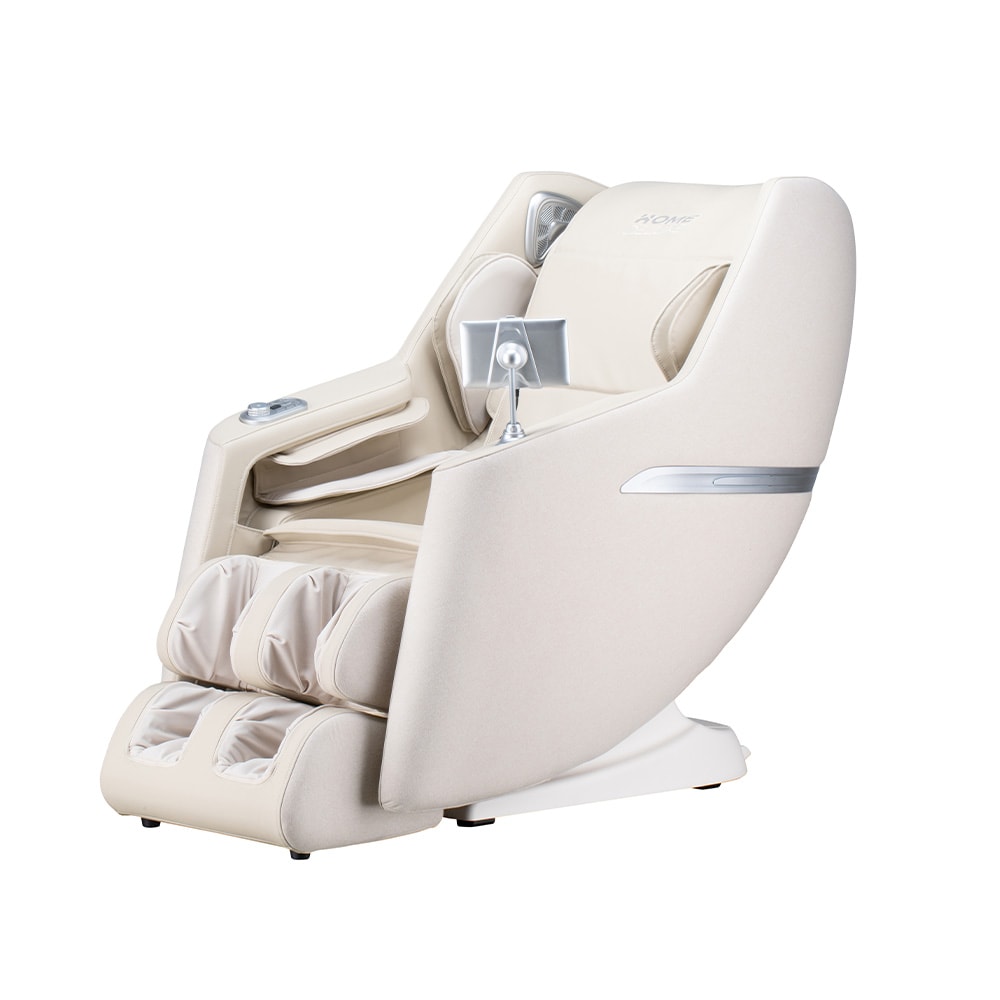 HOME DELUXE Massagesessel CORVIA mit Premium Webstoffpolsterung - Beige - Bild 1