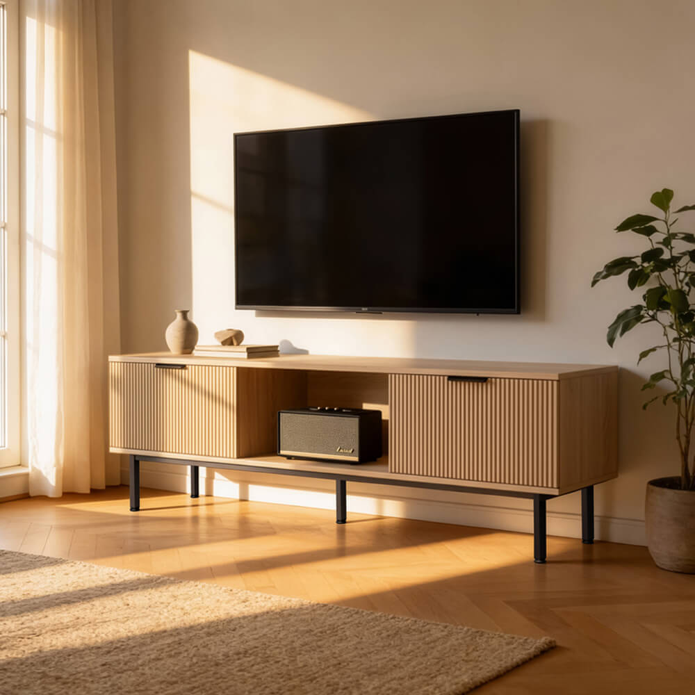 HOME DELUXE TV-Schrank NYLA - 160 x 43 cm - Bild 1