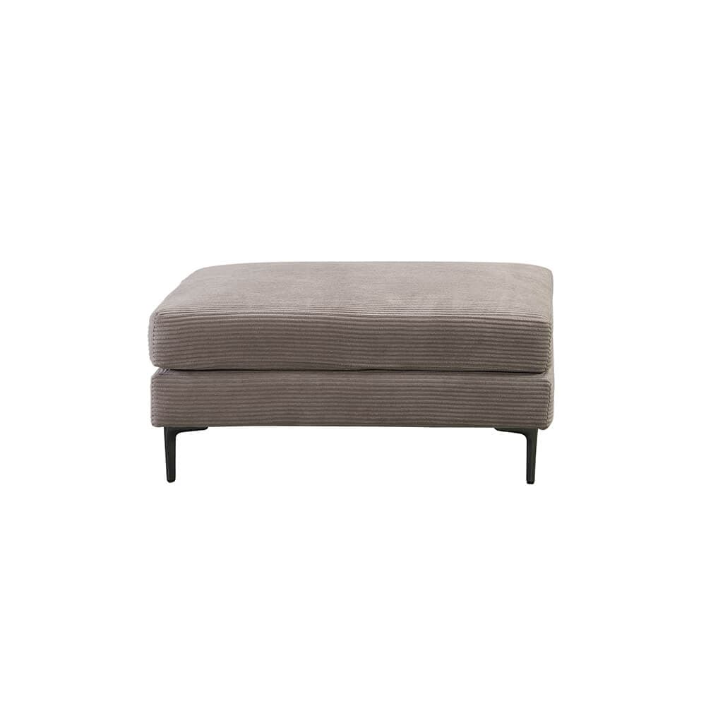 HOME DELUXE Hocker BELLANO - Cord Beige