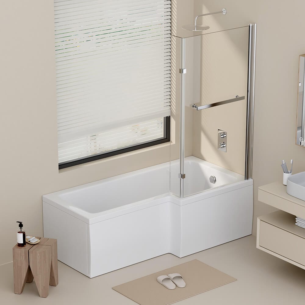 HOME DELUXE Duschbadewanne ELARA - 170 x 85 cm Links - Bild 1