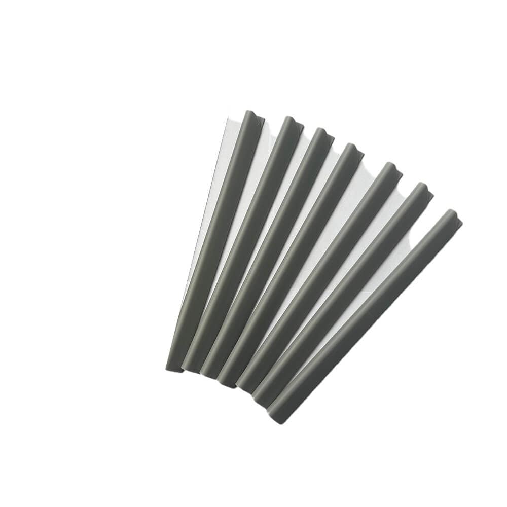 HOME DELUXE Klemmschiene f&uuml;r Zaunfolie DEDUS 20er Set - Hellgrau - Bild 1
