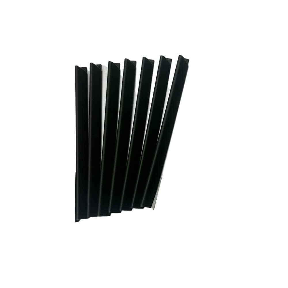 HOME DELUXE Klemmschiene f&uuml;r Zaunfolie DEDUS 20er Set - Dunkelgrau - Bild 1