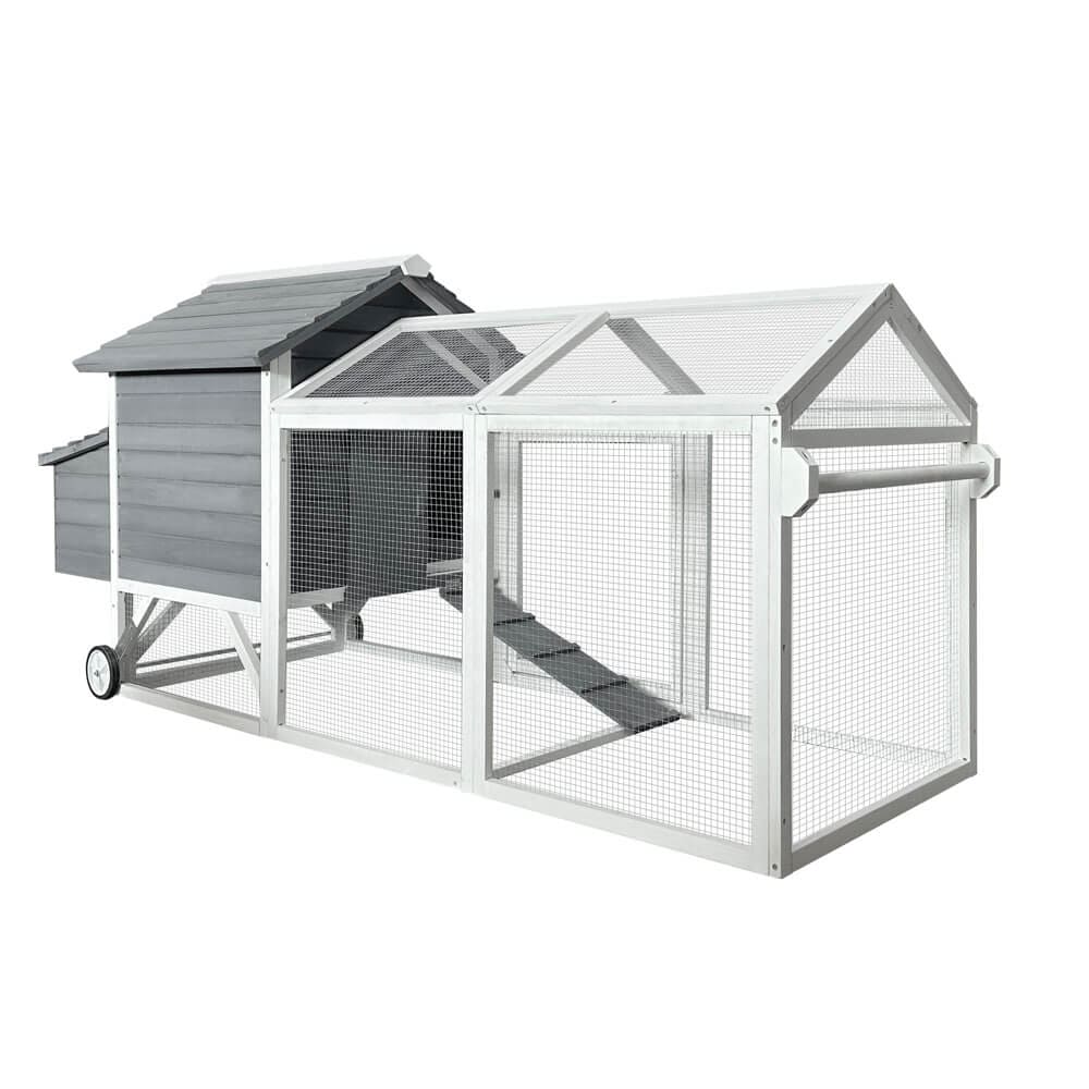 HOME DELUXE H&uuml;hnerstall aus Holz FERA - 224 x 107 cm - Bild 1