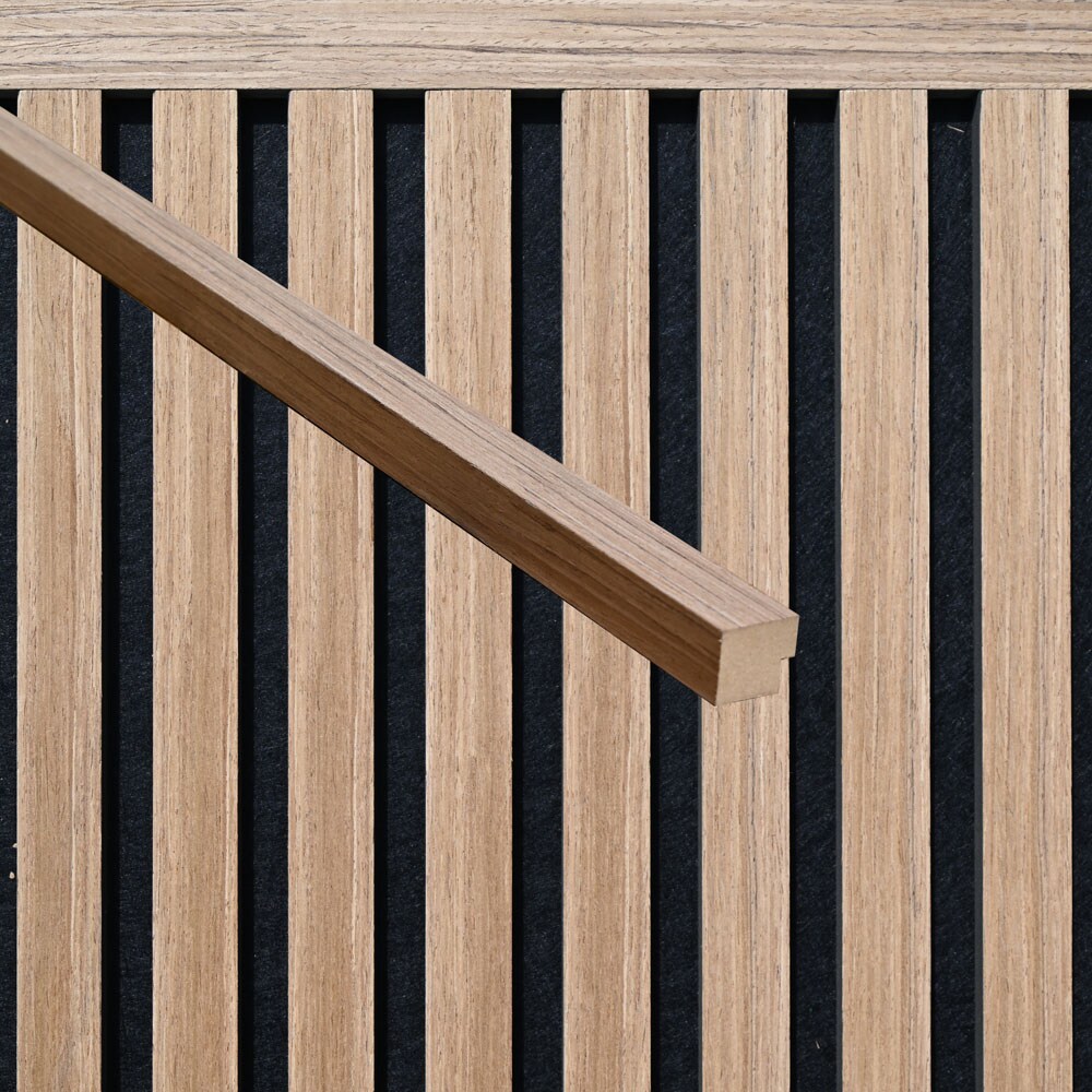 HOME DELUXE Abschlussleiste für Akustikpaneel ENDO Oiled Oak - 240 cm - Menge: 2