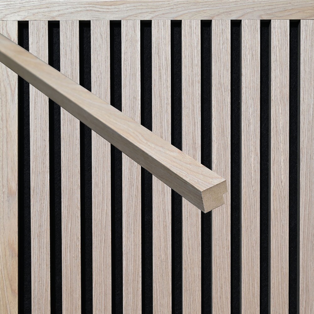 HOME DELUXE Abschlussleiste für Akustikpaneel ENDO Light Oak - 240 cm - Menge: 5
