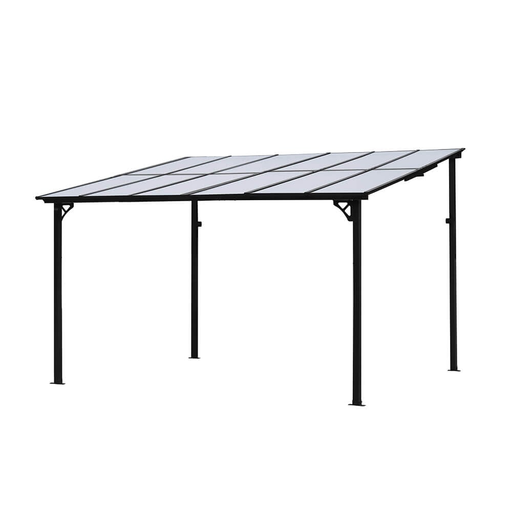 Terrassen&uuml;berdachung ECO Anthrazit - 300 x 360 cm - Bild 1