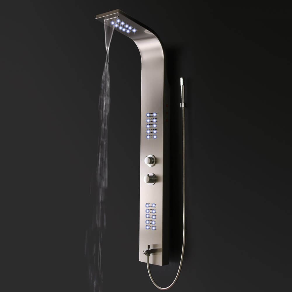 HOME DELUXE LED Duschpaneel mit Regendusche ORINOCO - Bild 1