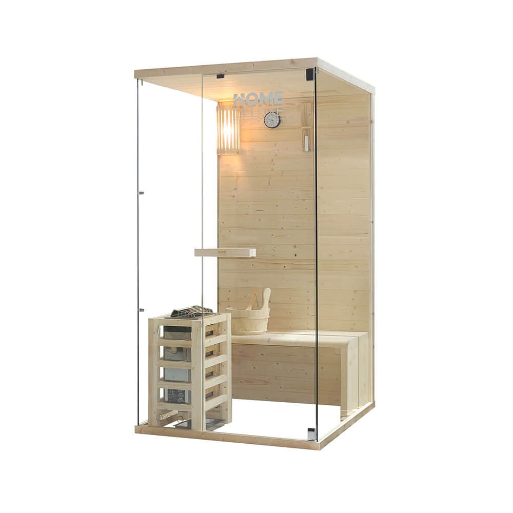 HOME DELUXE Traditionelle Sauna ARUNA - 100 x 190 cm f&uuml;r 1-2 Personen - Bild 1