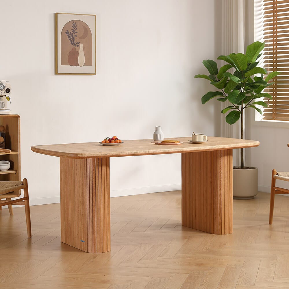 HOME DELUXE Esstisch Eiche ge&ouml;lt ARENOS Natur - 180 x 90 cm - Bild 1