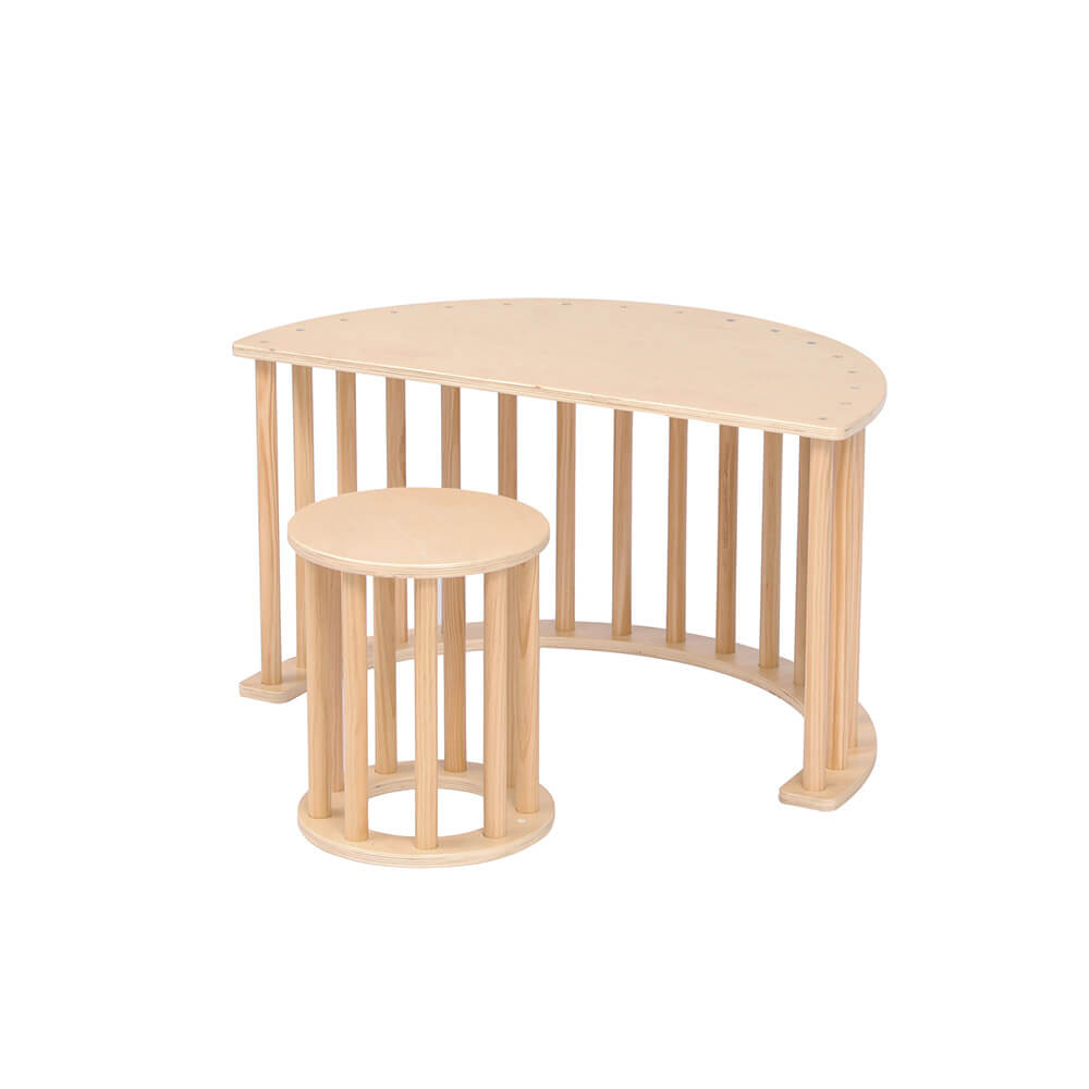 Kinderwippe inkl. Auflage NALAN – Natur