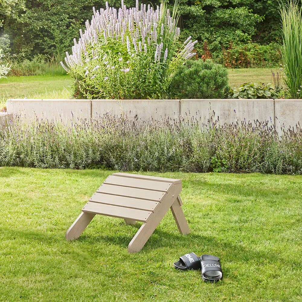 HOME DELUXE Hocker FAREA – Creme-Weiß