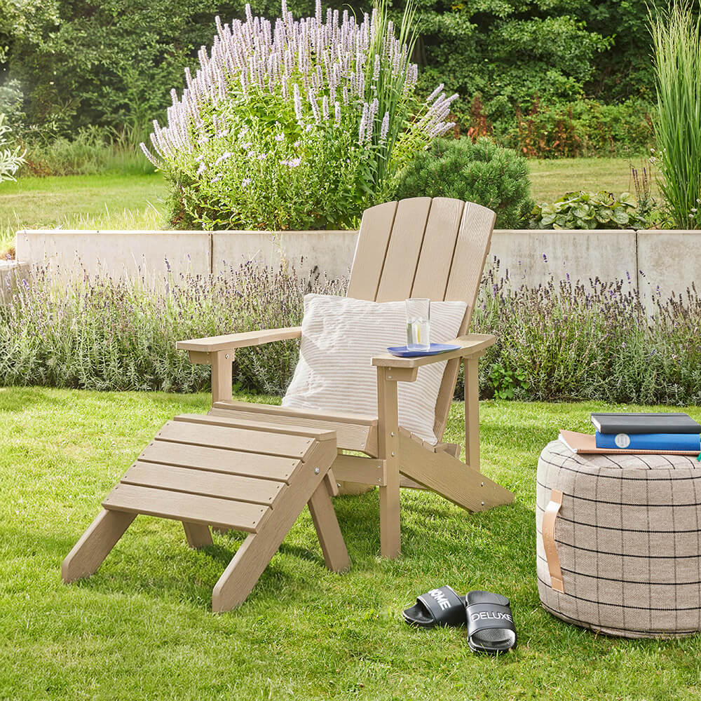 HOME DELUXE Gartenstuhl FAREA &ndash; Braun - Bild 1